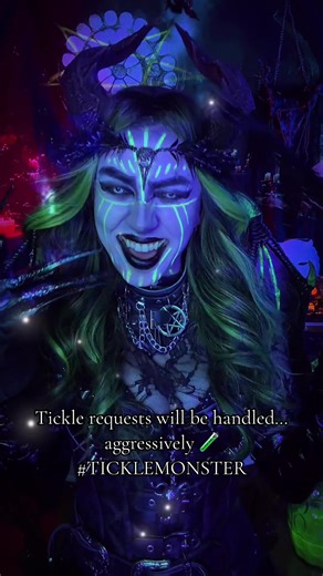 POV: you asked the Dark Alchemist to tickle you and now regret your life choices… #darkhumour #succubusdemon #ticklemonster #darkalchemist #succubus