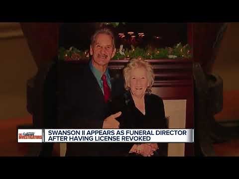 License revoked but Swanson II appears as funeral director for Franklin ceremony