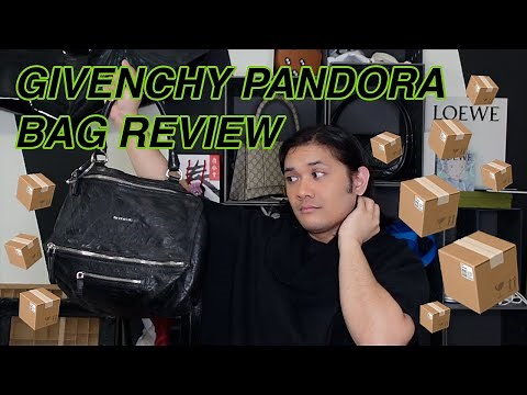 Givenchy Pandora Bag REVIEW // Medium Pandora Bag in Aged Black Leather