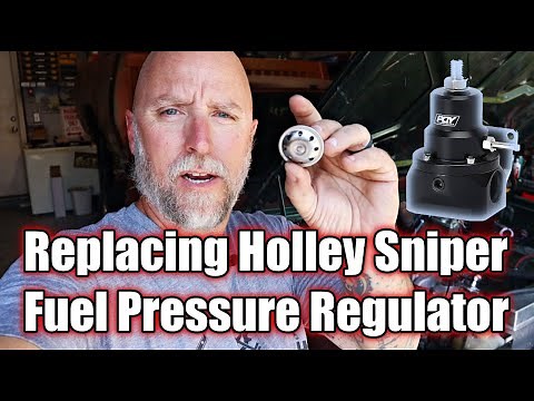 Fixing Holley Sniper EFI Fuel Pressure Problems with an External Adjustable Fuel Pressure Regulator