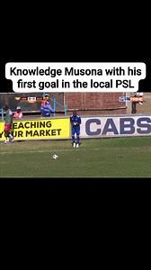Knowledge Musona with his first goal in the local PSL.‼️ | News Byte Zw