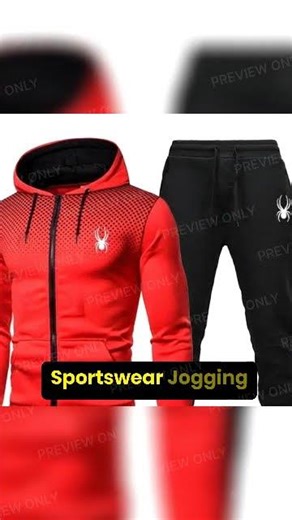 Stay Warm and Stylish With This 2-Piece Men’s Jogging Suit 🏃‍♂️❄️