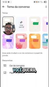 Como trocar o plano de fundo do WhatsApp?
