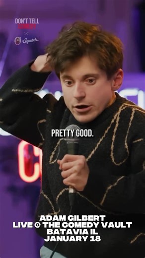 Comedy Vault on Instagram: "@adamgilbert__ is headlining The Vault a week from today on Sunday, January 18! Adam is a regular at the Comedy Cellar in New York City, you’ve probably seen him online in one of his videos that have garnered millions of views on social media, including his recent Don’t Tell Comedy set. Adam was selected for the Just For Laughs comedy festival in 2022, and recently made Vulture’s 2025 list “Comedians You Should Know.” Don’t miss this show! 🔥 🎥: @donttellcomedy #come