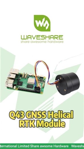 Q43 GNSS Helical RTK Module,RTK Centimeter-Level Positioning (1cm),All-in-One: Antenna, RTK Engine