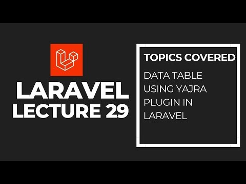 Laravel DataTable Using Yajra Plugin | Searchable, Sortable & Paginated Table