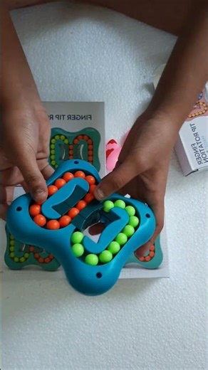 "Rotating Magic Bean Toys - Puzzle Bead Cube Unboxing and Review" #satisfying #toyreviews #toys