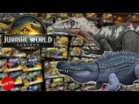 Jurassic World Rebirth Gigantic Thrashers (Wave 2) Dinosaurs + Scan Codes!