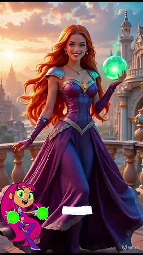 Starfire Teen Titans Go → REAL LIFE in 5 COSMIC DIMENSIONS! 🌟😱🔥 #shorts