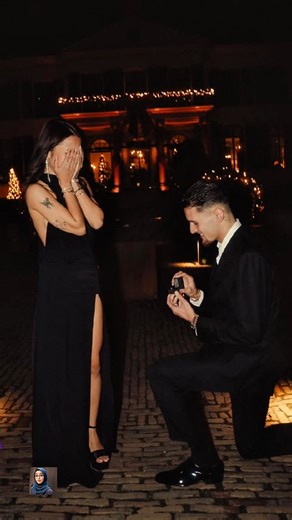 Witnessed by Family, Justin Hubner Places Diamond Ring on Jennifer Coppen's Finger