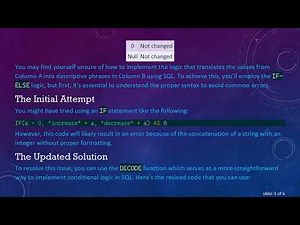 Solving SQL's IF-ELSE Logic: A Practical Guide to Adding Additional Information