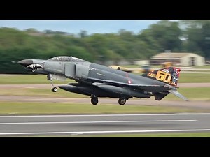 McDonnell Douglas F-4 E Terminator Turkish Air Force departure at RAF Fairford Phantom F4