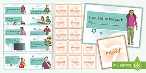 Reflexive Pronouns Matching Cards