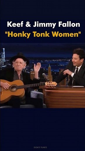 Keith Richards & Jimmy Fallon - "Honky Tonk Women"