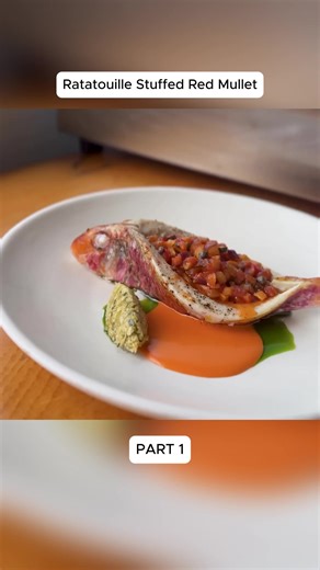 Ratatouille Stuffed Red Mullet Recipe