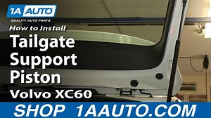 How To Replace Tailgate Support Struts 2009-17 Volvo XC60