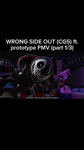 [1/3] CG5 - Wrong side out (Poppy playtime chapter 5) w/ lyrics #prototype #poppyplaytime