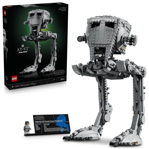 LEGO Star Wars AT-ST Walker Building Set - Adult Building Blocks for Fans, Ages 18 - Imperial Forces Collectible Model Kit - Star Wars Gift Idea for Men & Women - 75417