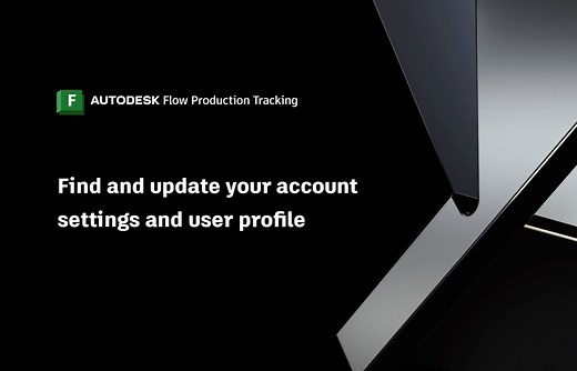 Find and update your account settings and user profile | Autodesk