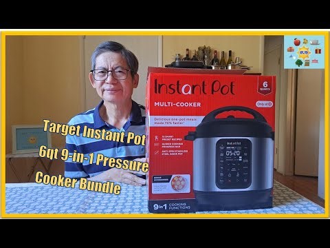 TARGET INSTANT POT 6QT 9 IN 1 PRESSURE COOKER BUNDLE / INSTANT POT UNBOXING & REVIEW