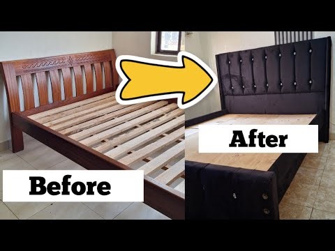 DIY The Before And After Old Bed Makeover