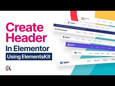 Mastering Headers in Elementor with ElementsKit Made EASY