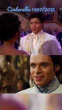 Live-Action Cinderella Ball Entrance 1997 and 2015
