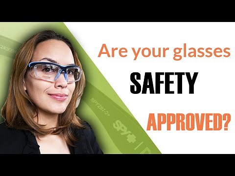 How to Tell if your Glasses are Safety Approved