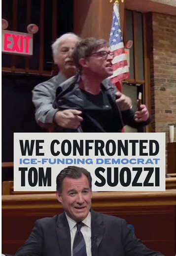 HUGE UPDATE: we confronted Congressman Tom Suozzi. He is one of seven Democrats casting the decisive votes to increase ICE funding by $10,000,000,000. Hideous, grotesque, fascist-loving coward, this man has blood on his hands. We will not forgive and we will not forget. @Davidson Boswell @Walter Masterson @Motivation By Z