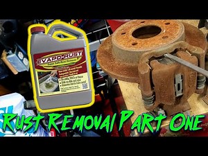 The 89G - Brake Rust Removal With Evapo-Rust? Let's Try It - PART ONE