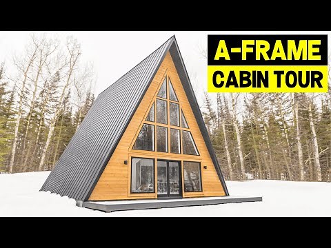 UNIQUE CUSTOM BUILT A-FRAME CABIN! Modern 1,200sqft Cabin (Full Tour)