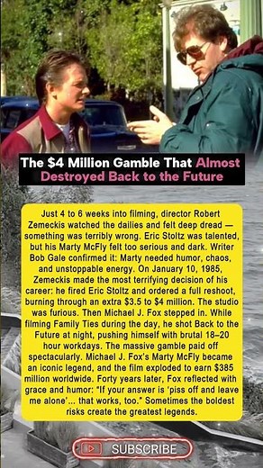 The dramatic $4 million decision that changed Back to the Future forever