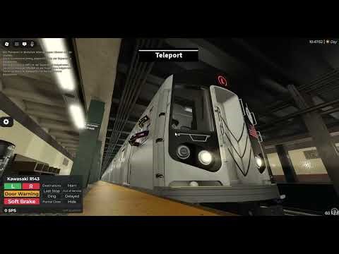 R143 (L) train from 8 av to Mrytle-Wyckoff Avs - Full ride (Sry for glitched announcements at end)