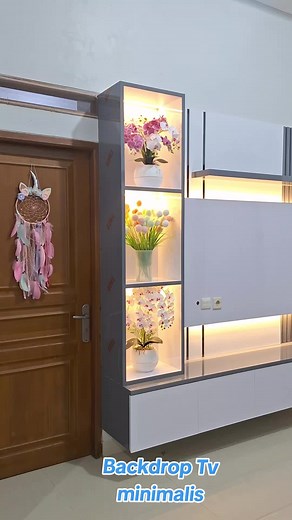 Backdrop TV Minimalis Rawajaya STM Project