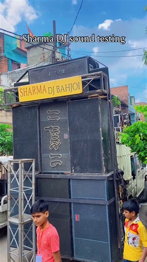 Nitin Singh on Instagram: "Sharma DJ sound testing"