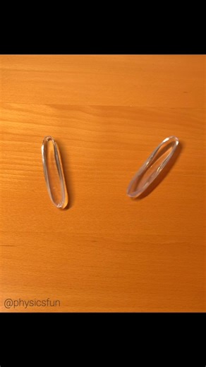 physicsfun on Instagram: "Enantiomorphic Rattleback Pair: one rattleback reverses to always spin clockwise, the other reverses to spin counter-clockwise. This behavior is related to the asymmetric shape of the bottom of this kind of rattleback- each is somewhat propeller shaped with an “S” curve along the bottom ridge. This pair are mirror images of each other (enantiomorphs) in terms of shape. When set to spin a reversal can take place due to a complicated combination of friction, precession, a