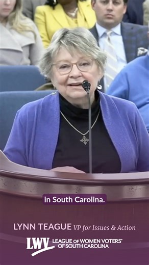 Who should pay for the massive energy demand of new data centers? In recent testimony on S.867, the Data Center Development Act, the League emphasized a clear principle: companies using vast amounts of electricity should cover the full cost of generating and delivering that power, not South Carolina ratepayers. With many households already under financial strain, cost-shifting is not acceptable. We also called for stronger environmental safeguards and more input from experts and the public in th