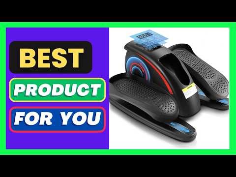 ANCHEER Under Desk Elliptical Machine, Electric Seated Pedal Exerciser,