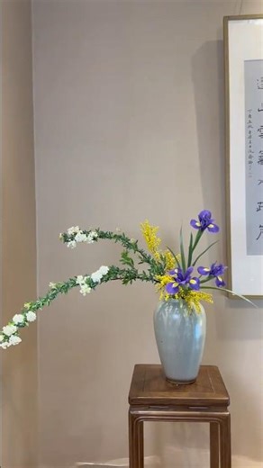 Spring flower arrangement #asmr