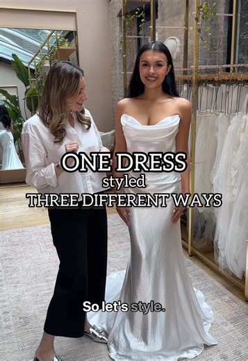 Styling a Wedding Dress Three Unique Ways