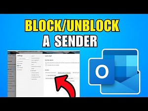 How To Block And Unblock A Sender In Outlook (2026) (Best Method)