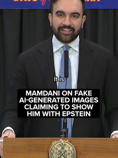 Multiple AI-generated photos falsely claiming to show New York City Mayor Zohran Mamdani as a child with disgraced financier Jeffrey Epstein were shared widely on social media on Monday. #news #nyc #zohranmamdani #jeffreyepstein #ai
