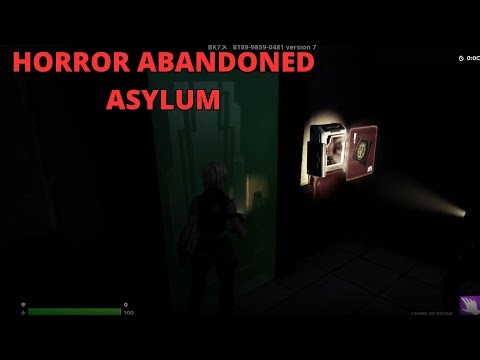 HOW TO COMPLET HORROR ABANDONED ASYLUM GUIDE FULL MAP / horror fortnite map tutorial