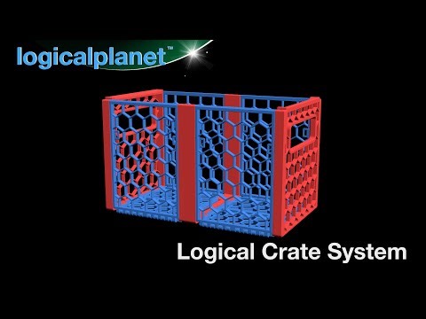 Logical Crate System – Fully Modular 3D-Printed Storage