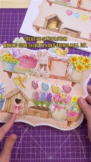 DIY Handmade Card ✂️ Easy Printable Greeting Card | Relaxing Card Making Tutorial