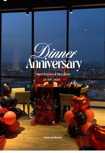 Chandra and Zepti’s Wedding Anniversary ❤️