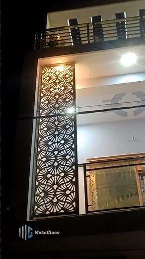 House Elevation Using CNC-Cut WPC Board | Modern Exterior