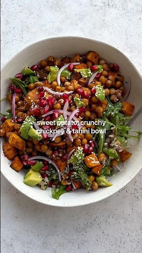 Sweet potato & chickpea nourish bowl