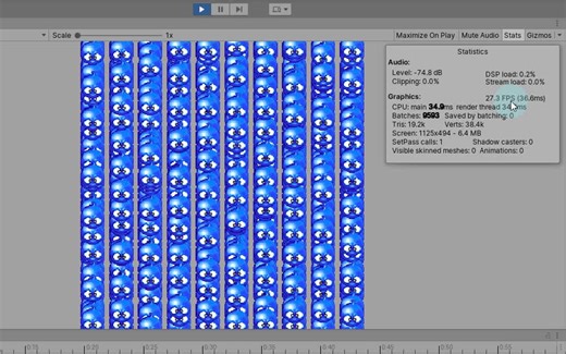 [Unity] 强大的Burst编译器，开启编译前后帧数对比