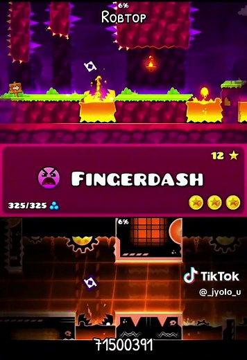 Geometry Dash 2.2 FingerDash Remake Challenge